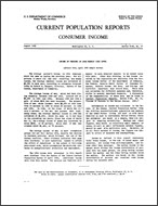 Income of Persons in 1954 Equals 1953 Level (Advance data)