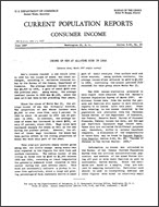 Income of Men at All-Time High in 1956 (Advance data)