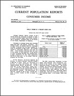Family Income Up 8 Percent Since 1955 (Advance data)