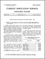 Income of Families and Persons in the United States: 1957