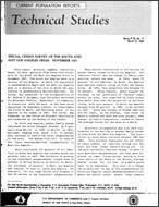 Special Census Survey of the South and East Los Angeles Areas: November 1965