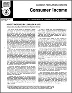 Poverty Increases by 1.2 Million in 1970 (Advance data)