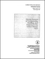 Money Income of Households, Families, and Persons in the United States: 1990
