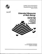 Extended Measures of Well-Being: Selected Data from the 1984 Survey of Income and Program Participation