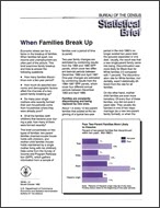 Statistical Brief: When Families Break Up