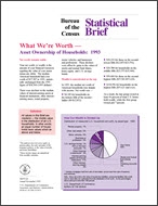 Statistical Brief: What We’re Worth — Asset Ownership of Households: 1993