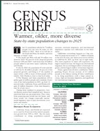 Census Brief:  Warmer, older, more diverse: State-by-state population changes to 2025