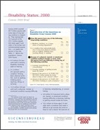 Census 2000 Brief: Disability Status: 2000