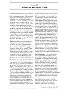 Section 22. Wholesale and Retail Trade
