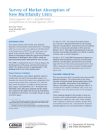 Survey of Market Absorption of New Multifamily Units