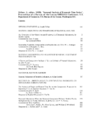 Contents of Proceedings Volume, "Seasonal Analysis of Time Series (1978)"