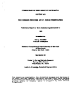 The Census Process at St. Regis Reservation