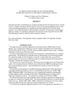 AN APPLICATION OF THE FELLEGI-SUNTER MODEL