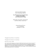 Use of Dependent Interviewing Procedures to Improve Data Quality in the Measurement of Change
