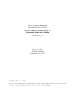 Using Vignettes and Respondent Debriefing for Questionnaire Design and Evaluation
