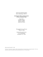Questionnaire Effects on Measurements of Race and Spanish Origin