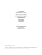 Cognitive Interview Research Report: Findings and Recommendations Resulting from Pretesting Activities with the Current Population Survey’s High School Validation Study Questions