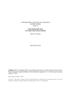 Using Ethnographic Data to Evaluate Dual System Estimates