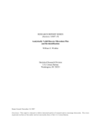 Analytically Valid Discrete Microdata Files and Re-identification