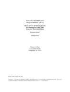 A Look at Some Preliminary Results of Evaluating the Census 2000 Integrated Marketing Strategy