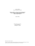 Summary of Observer’s Reports from the Re-Engineered SIPP EHC Field Test