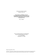 Using Small Area Modeling to Improve Design-Based Estimates of Variance for County Level Poverty Rate Estimates in the American Community Survey
