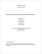 Estimating Record Linkage False Match Rate for the Person Identification Validation System