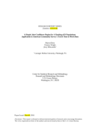 A Simple Joint Confidence Region for A Ranking of K Populations: Application to American Community Survey's Travel Time to Work Data
