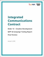 Quick Idea Platform Testing (QIPT) and Campaign Testing Report