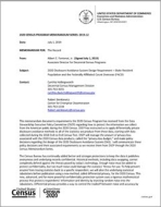 2020 Census Memorandum: 2019.12