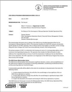 2020 Census Memorandum: 2019.16