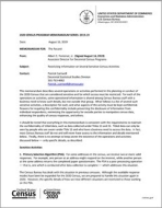 2020 Census Memorandum: 2019.19