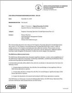 2020 Census Memorandum: 2019.26
