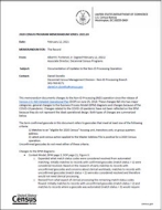 2020 Census Program Memorandum Series: 2021.03