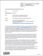 2020 Census Program Memorandum Series: 2021.05