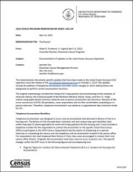 2020 Census Program Memorandum Series: 2021.09