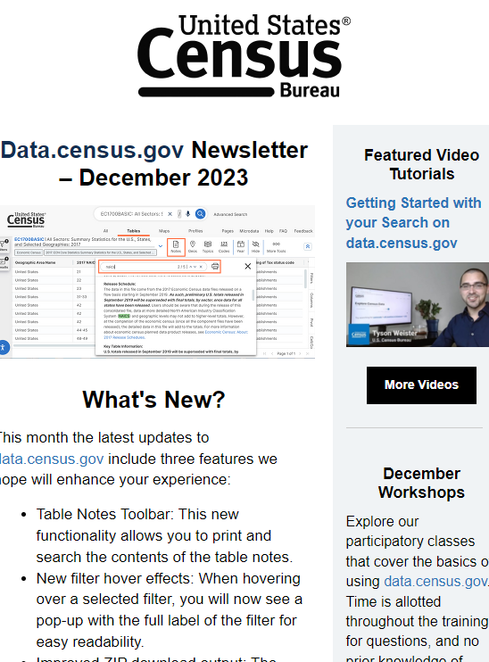 Newsletter December 2023