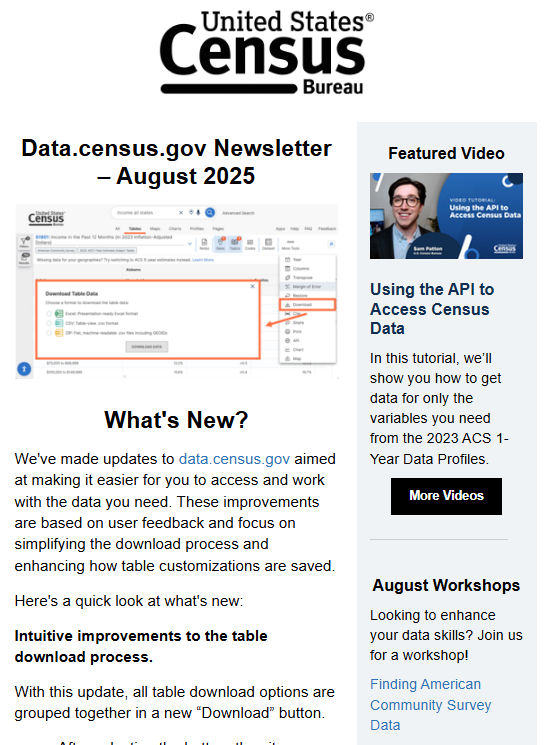 Newsletter August 2025