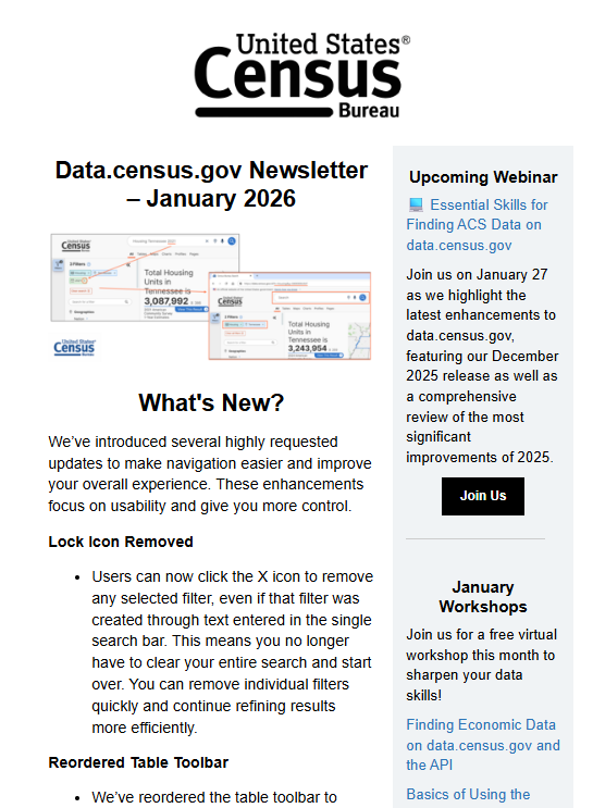 Newsletter January 2026
