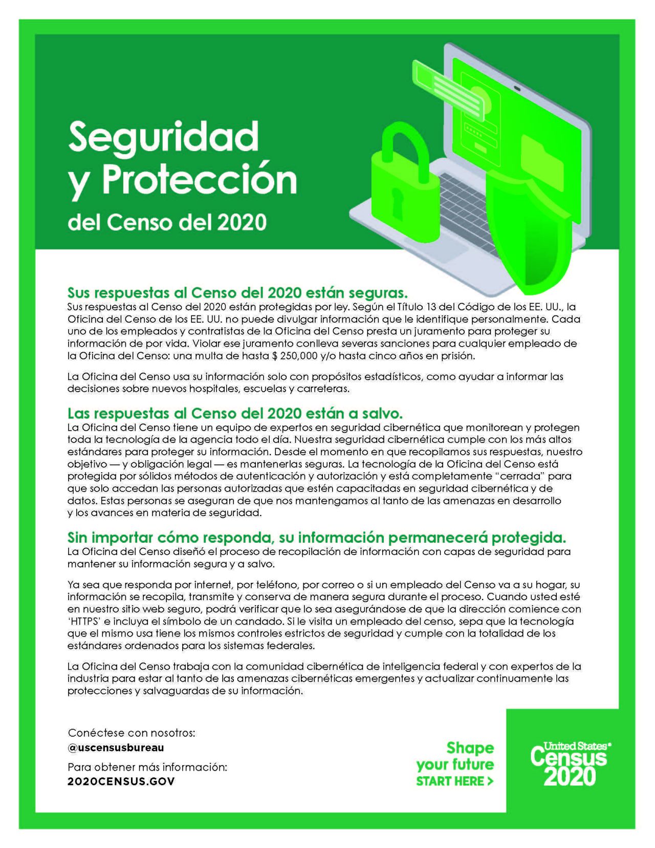 Seguridad y Protección del Censo del 2020