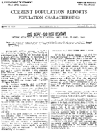 Internal Migration in the United States:  April, 1948, to April, 1949 - Report and Table 1