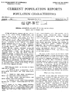 Internal Migration and Mobility in the United States: March 1949 to March 1950 - Report