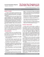 The Foreign-Born Population in the United States: March 1997 (Update)