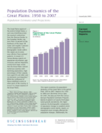 Population Dynamics of the Great Plains: 1950 to 2007