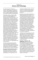 Section 16. Science and Technology
