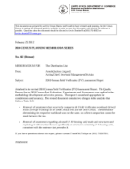 2010 Census Field Verification Operational Assessment