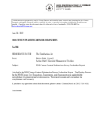 2010 Census Content Reinterview Survey Evaluation Report