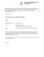 2010 Census Effectiveness of Unduplication Evaluation Report