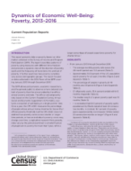 Dynamics of Economic Well-Being: Poverty, 2013-2016
