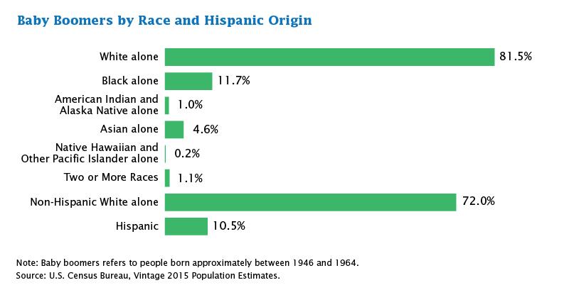 Figure 5. Baby Boomers by Race and Hispanic Origin